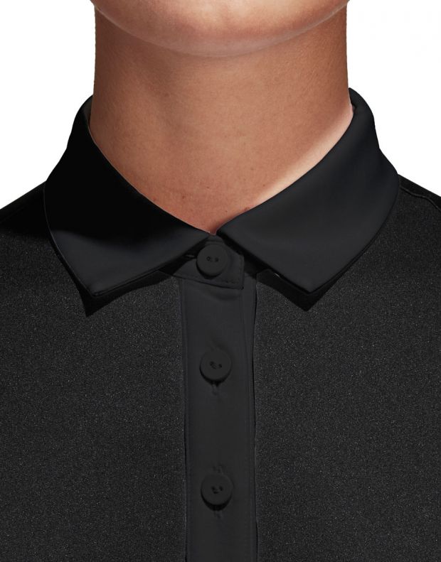 ADIDAS 3-Stripes Club Polo Shirt Black - CE1477 - 5