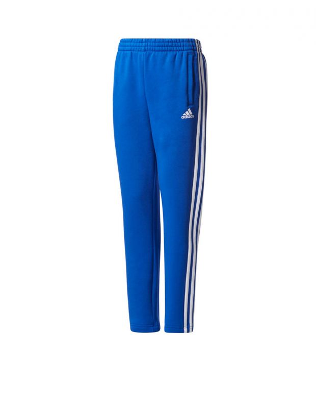 ADIDAS 3-Stripes Fleece Pants Blue - CF2633 - 1