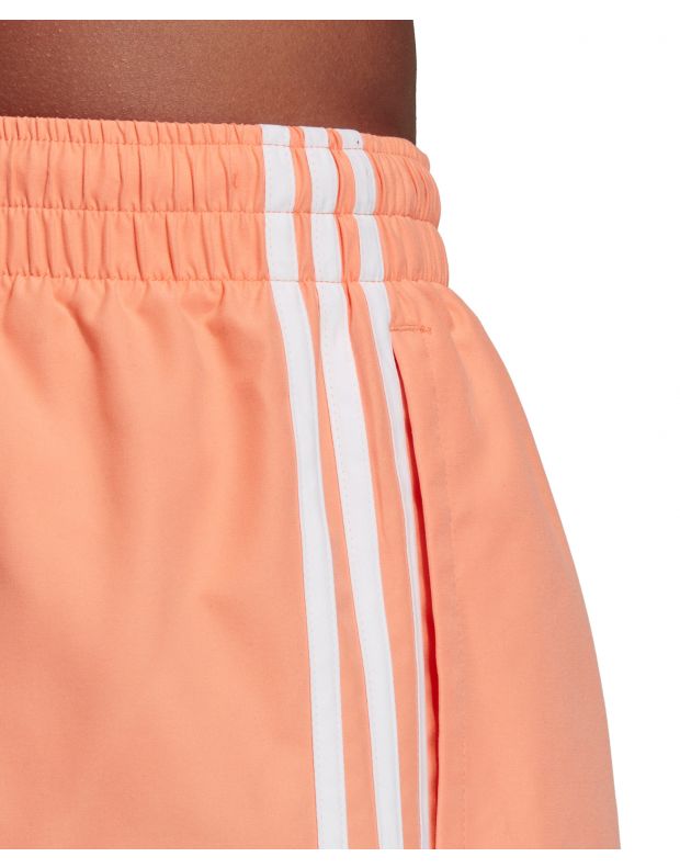 ADIDAS 3 Stripes Swim Shorts Orange - FM9877 - 4