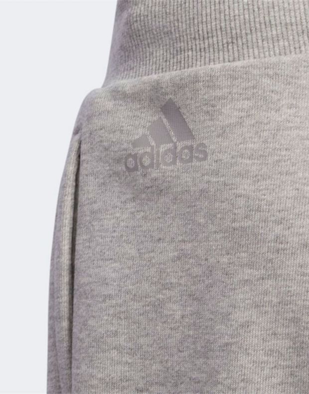 ADIDAS 3-Stripes Tapered Pants Grey - FN0921 - 3