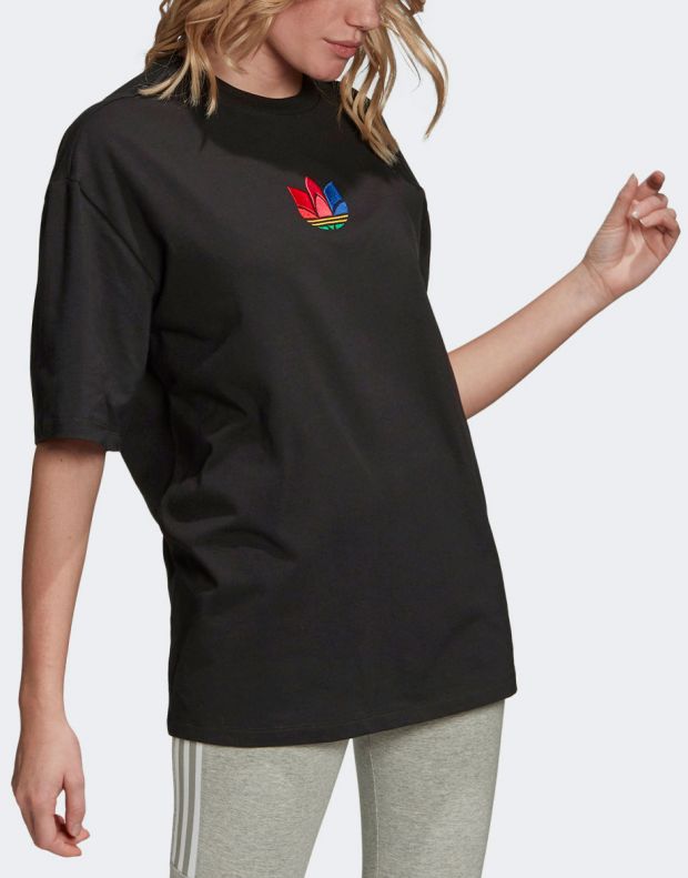 ADIDAS Adicolor 3D Trefoil T-Shirt Black - GD2234 - 4