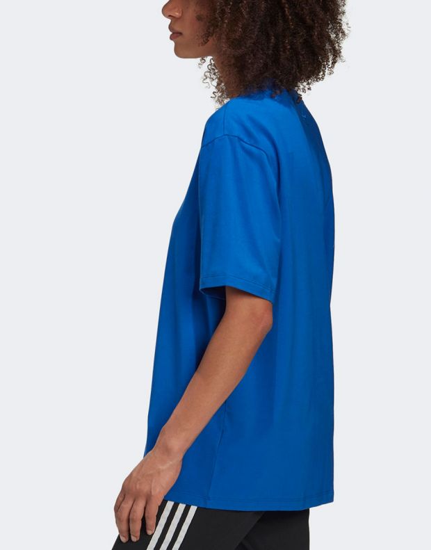 ADIDAS Adicolor 3D Trefoil T-Shirt Blue - GM6762 - 3