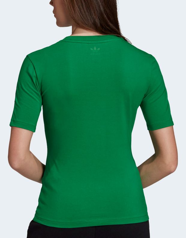 ADIDAS Adicolor 3D Trefoil T-Shirt Green - GE0983 - 2