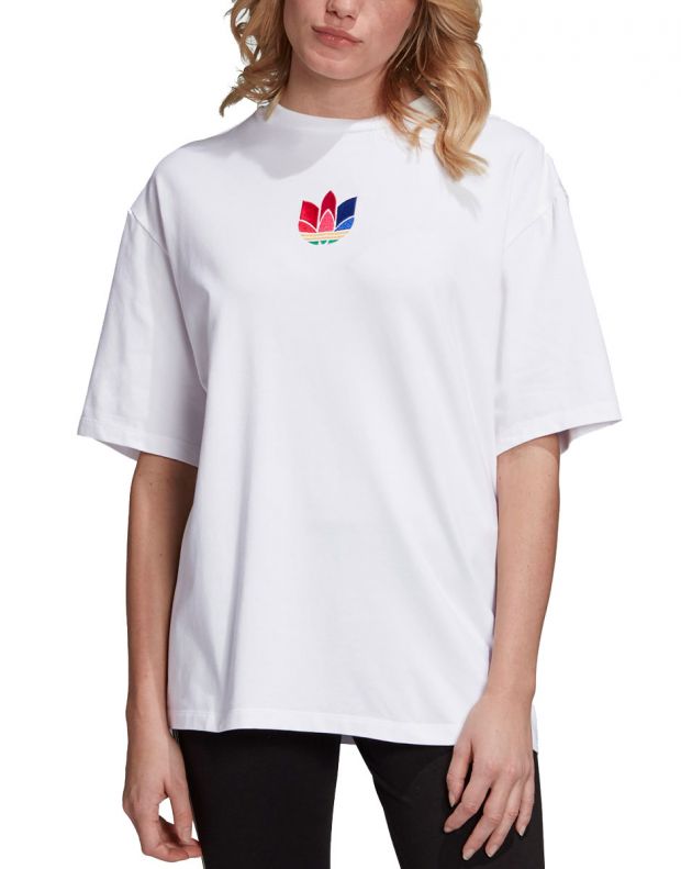 ADIDAS Adicolor 3D Trefoil T-Shirt White - GD2235 - 1