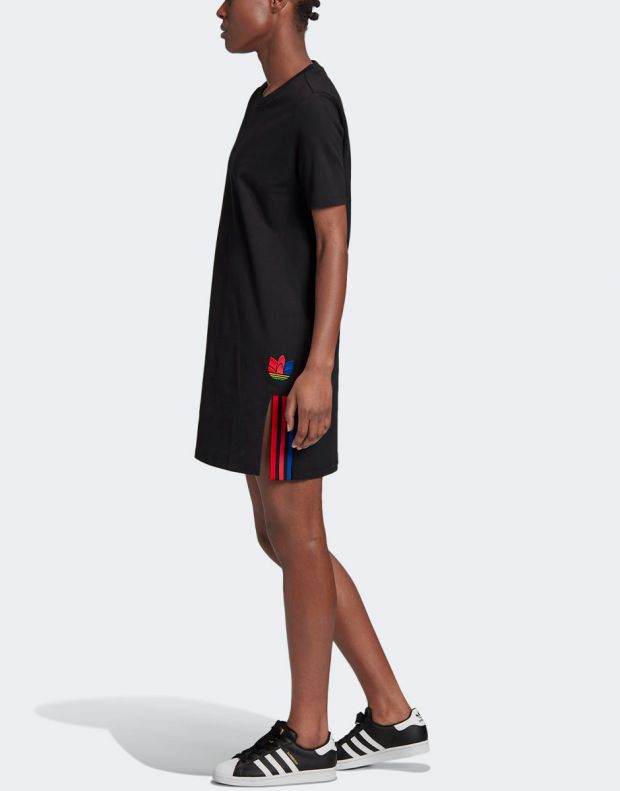 ADIDAS Adicolor 3D Trefoil Tee Dress Black - GD2233 - 3