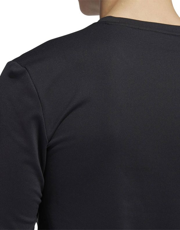 ADIDAS Aeroready 3-Stripe Long Sleeve Shirt Black - FS4270 - 4
