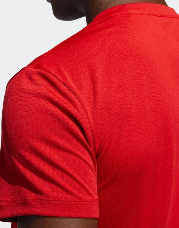 ADIDAS Aeroready 3-Stripes T-Shirt Red - FL4314 - 6