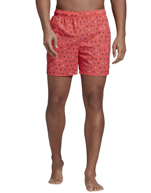 ADIDAS Allover Print Swim Shorts Pink - DQ2996 - 1