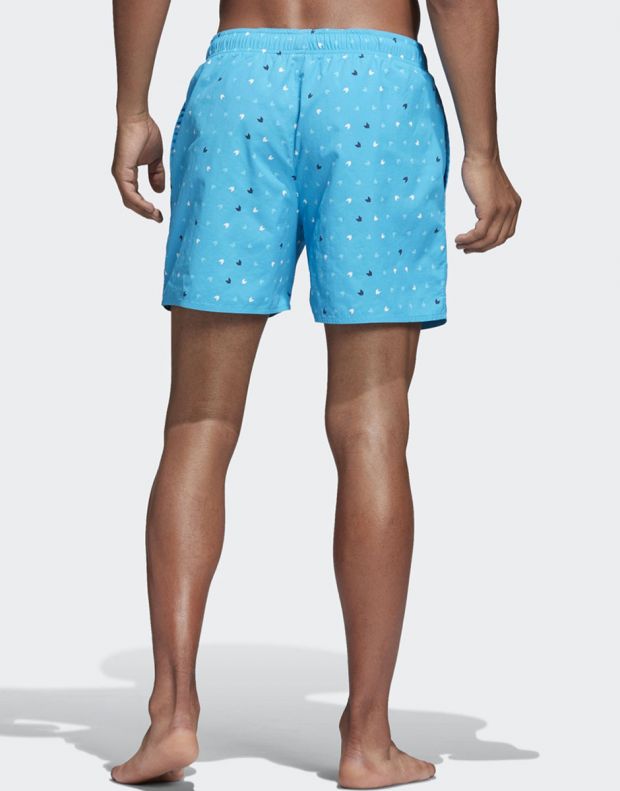 ADIDAS Allover Print Swim Shorts Turquoise - DQ2983 - 2