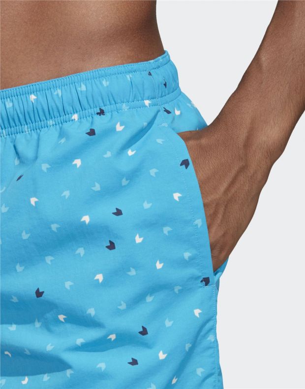 ADIDAS Allover Print Swim Shorts Turquoise - DQ2983 - 7