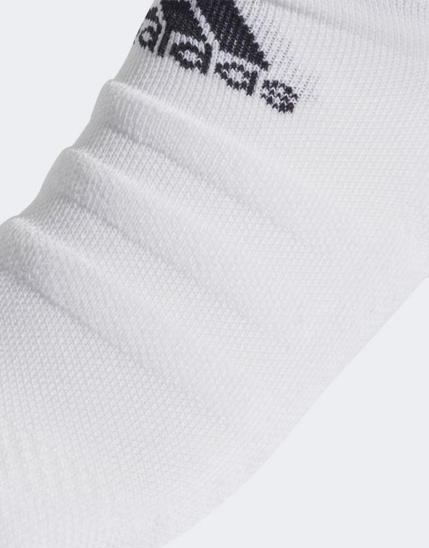 ADIDAS Alphaskin Cushioned No-Show Socks White - CV7693 - 3