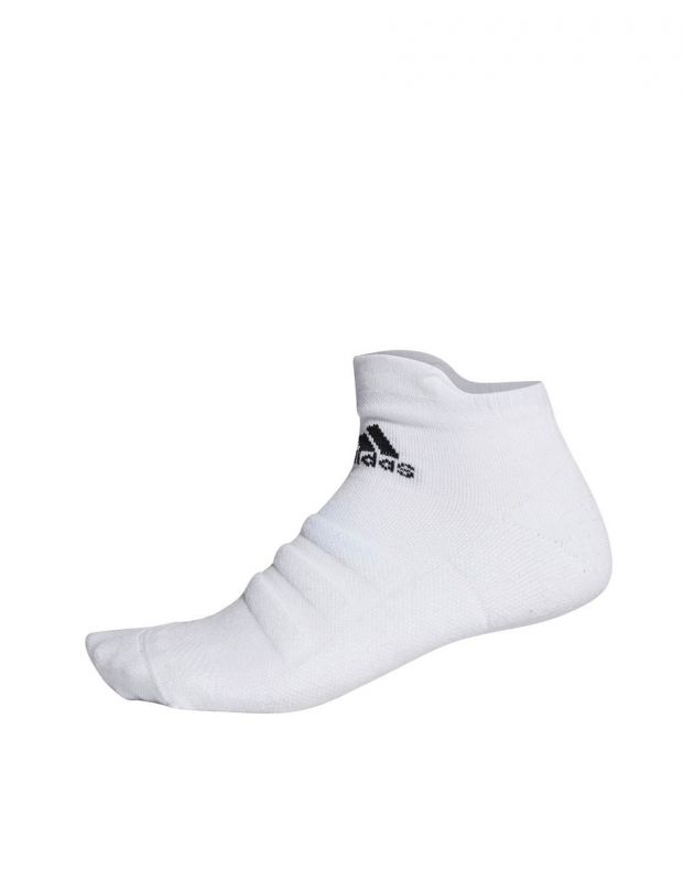 ADIDAS Alphaskin Cushioning Ankle Socks White - CV7695 - 1