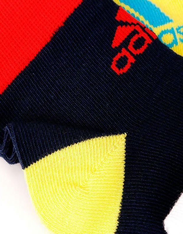 ADIDAS Ancle Socks 3 Pairs Yellow - DW4756 - 3