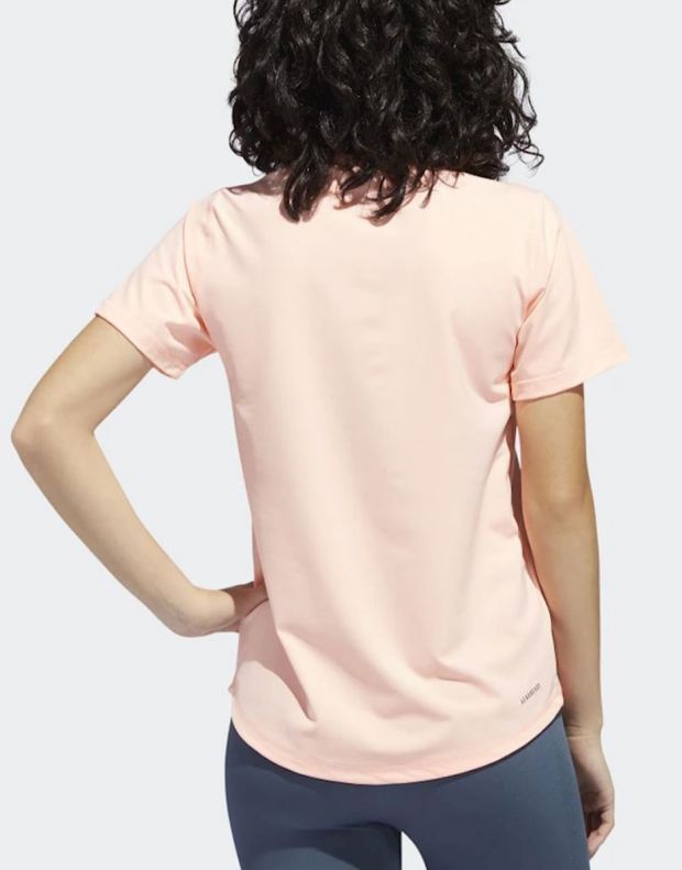 ADIDAS Badge of Sport Short Sleeve T-Shirt Pink - GK0401 - 2