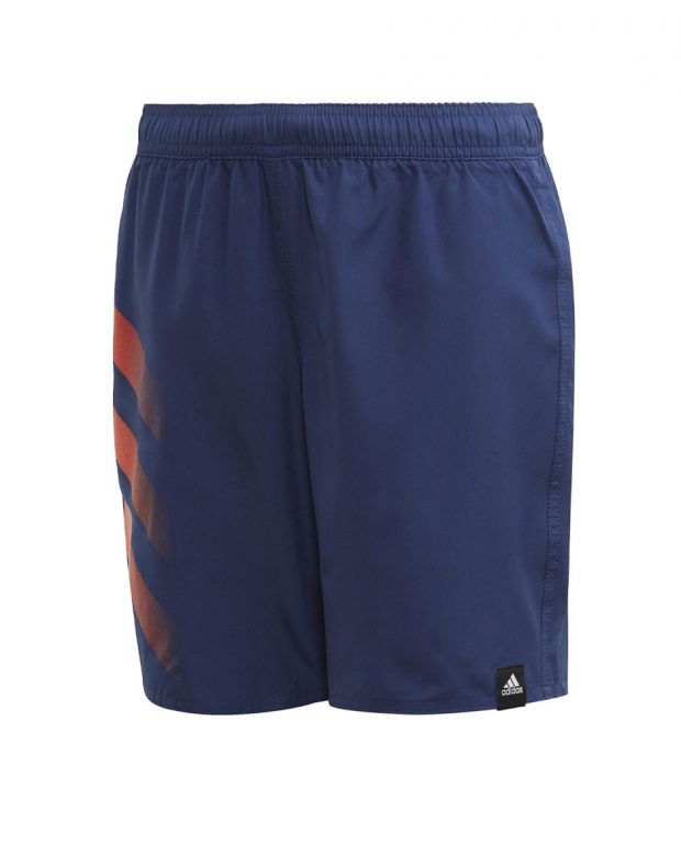 ADIDAS Bold 3-Stripes Swim Shorts Blue - FL8710 - 1