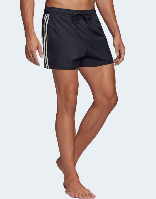 ADIDAS CLX 3-Stripes Swim Shorts Black - FJ3366 - 4