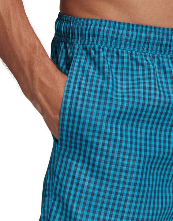 Adidas check swim shorts Clearance