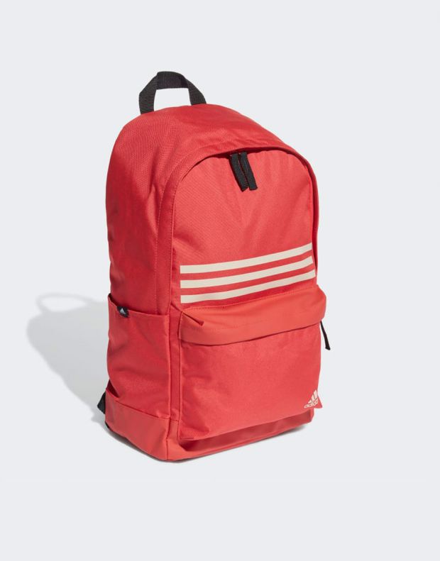 ADIDAS Classic 3 Stripes Pocket Backpack Red - FJ9262 - 3