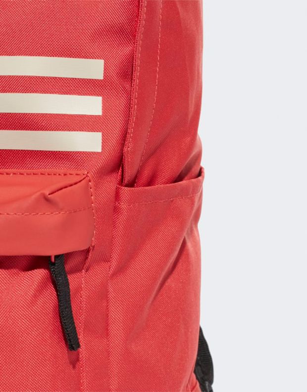 ADIDAS Classic 3 Stripes Pocket Backpack Red - FJ9262 - 6