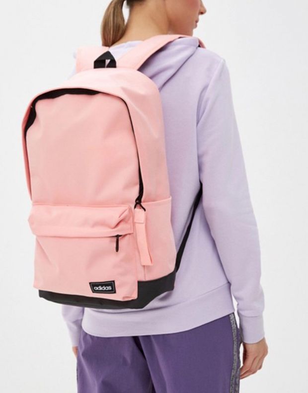 ADIDAS Classic Linear Logo Backpack Pink - FM6776 - 9