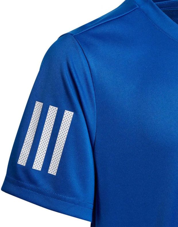 ADIDAS Club 3-Stripes Tennis T-shirt Blue  - GJ0078 - 3