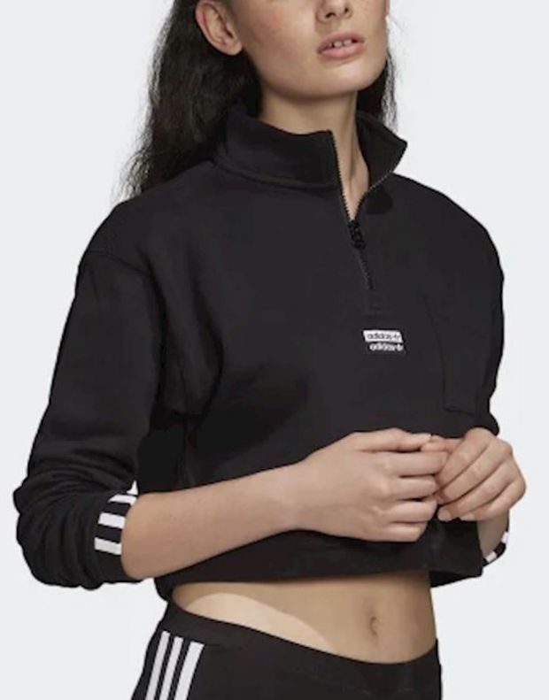 ADIDAS Cropped Sweatshirt Black - FM2509 - 3