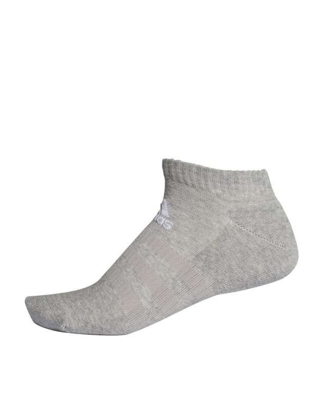 ADIDAS Cushioned Low-cut Socks Grey - DZ9387 - 1