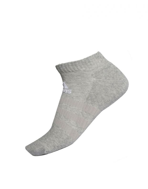 ADIDAS Cushioned Low-cut Socks Grey - DZ9387 - 2