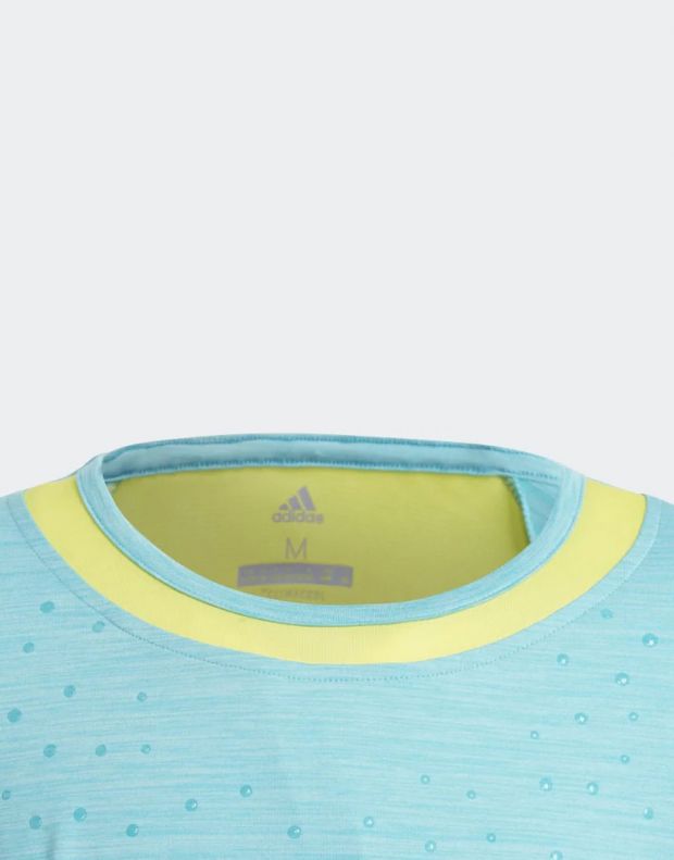 ADIDAS Dotty Tee Turquoise - DH2805 - 3