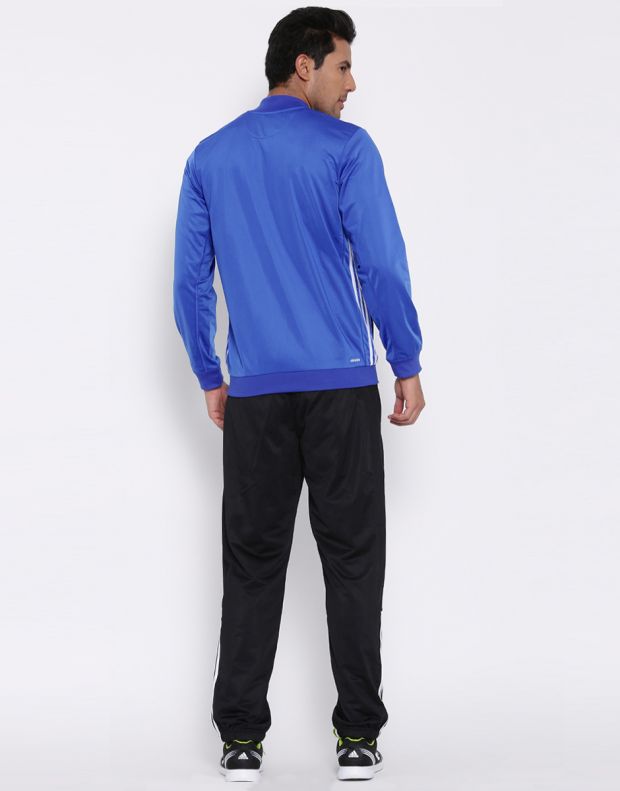 ADIDAS Essentials Black And Blue Tracksuit - AY3013 - 2