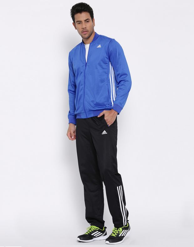 ADIDAS Essentials Black And Blue Tracksuit - AY3013 - 3