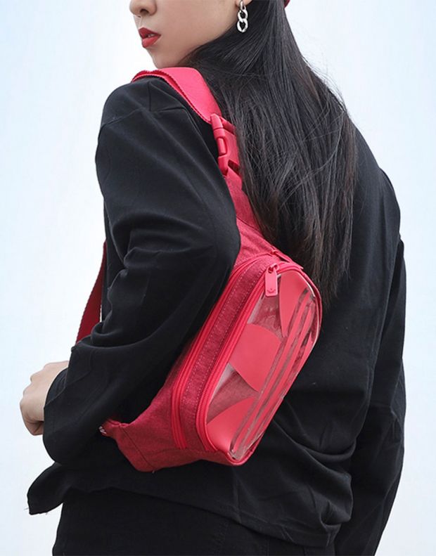 ADIDAS Essential Waist Bag Red - GD4704 - 7