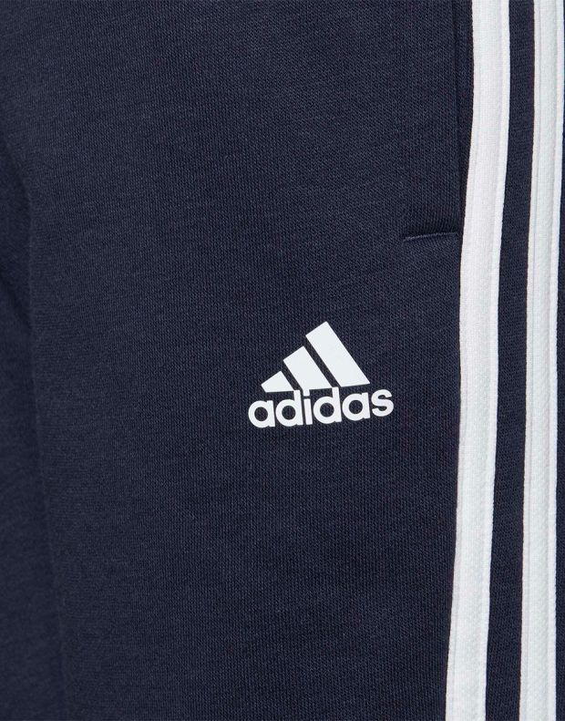 ADIDAS Essentials 3 Stripes French Terry Pants Navy - GS2200 - 4