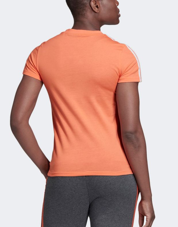 ADIDAS Essentials 3-Stripes T-Shirt Orange - EI0764 - 2