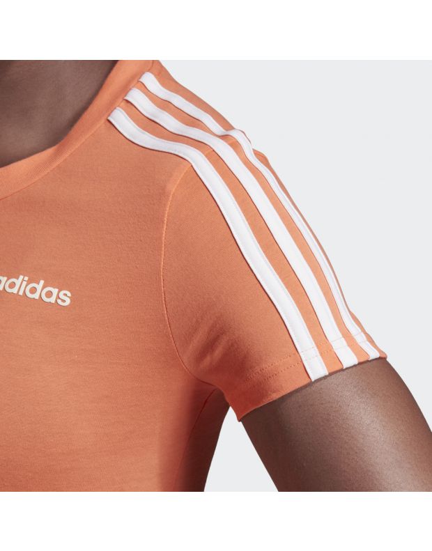 ADIDAS Essentials 3-Stripes T-Shirt Orange - EI0764 - 6