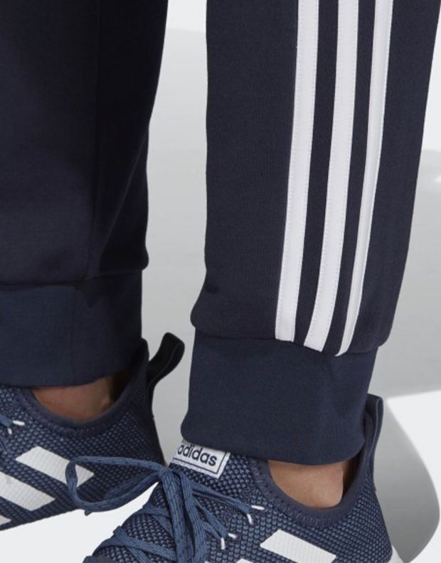 ADIDAS Essentials 3 Stripes Tapered Cuffed Pants Navy - DU0497 - 6