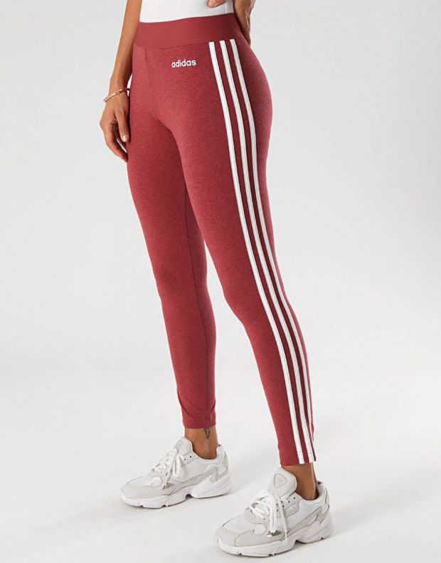ADIDAS Essentials 3-Stripes Tights Red - GD4346 - 3