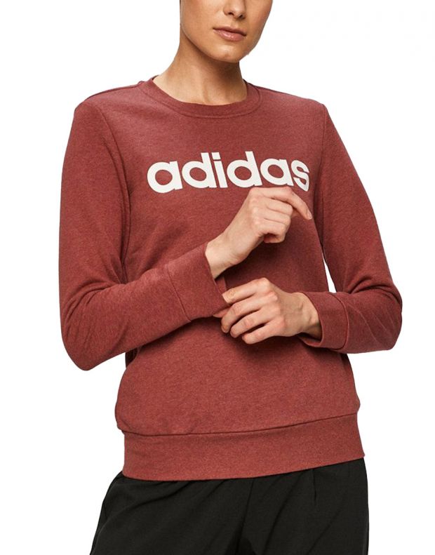 ADIDAS Essentials Linear Sweatshirt Red - GD2956 - 1