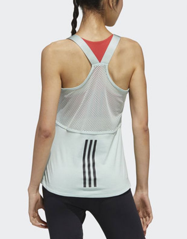 ADIDAS Fast and Confident Cool Tank Top Green - FM4367 - 2