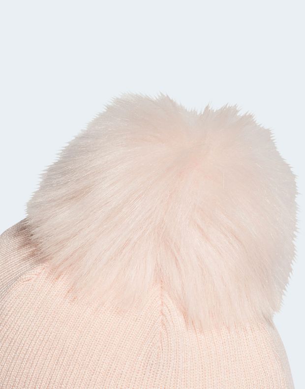 ADIDAS Faux Fur Pompom Beanie Pink - GD4761 - 4
