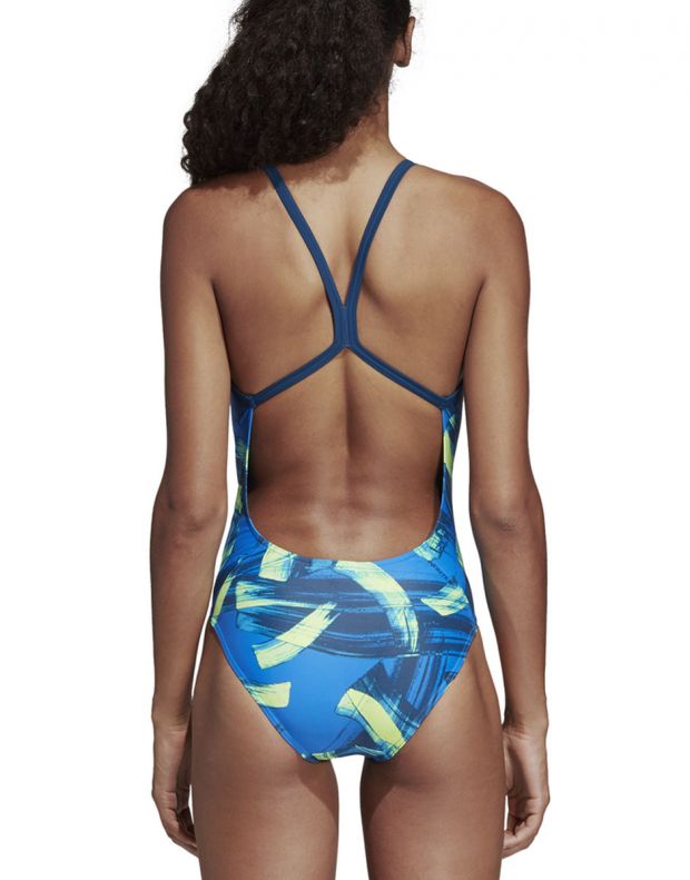 ADIDAS Fit X-Back Swim Suit Blue - DQ3327 - 2