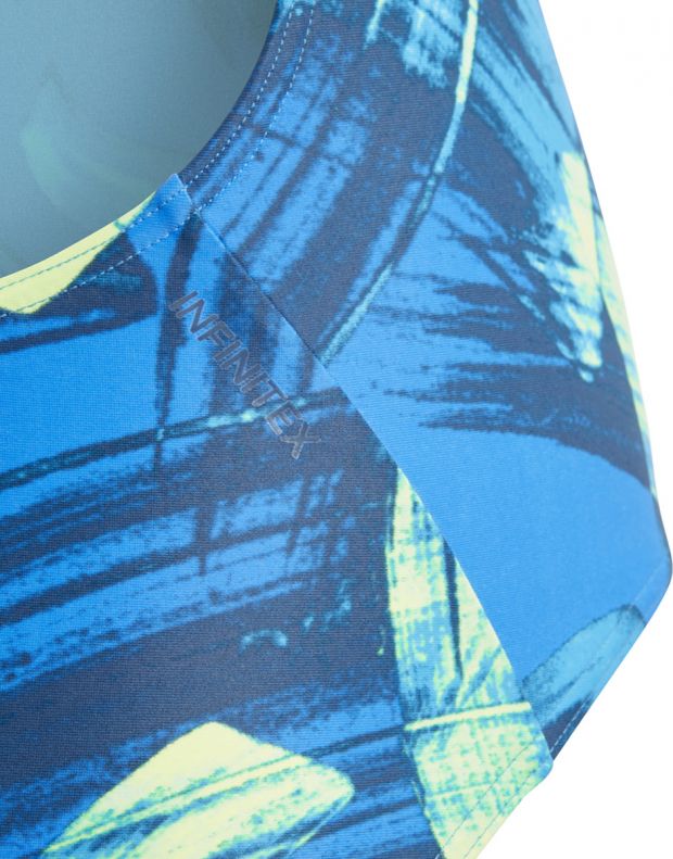 ADIDAS Girls Beachwear Parley Swim Suit Blue - DQ3378 - 4