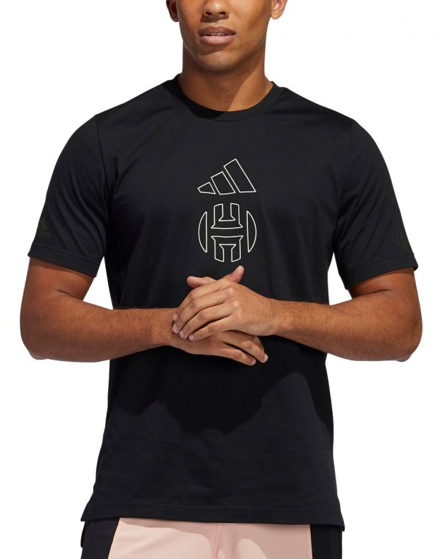 ADIDAS Harden Individuality Logo Tee Black - GE4123 - 1