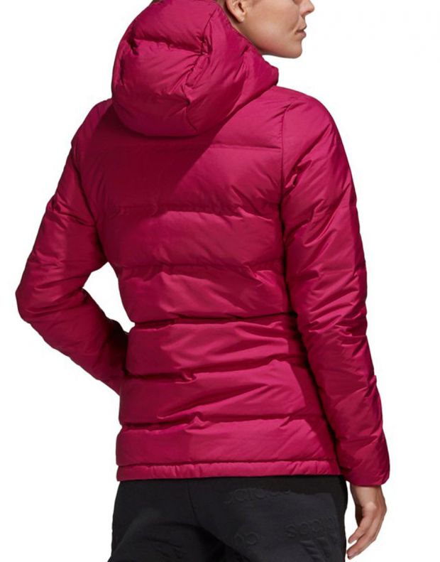 ADIDAS Helionic Down Hooded Jacket Pink - GM5345 - 2