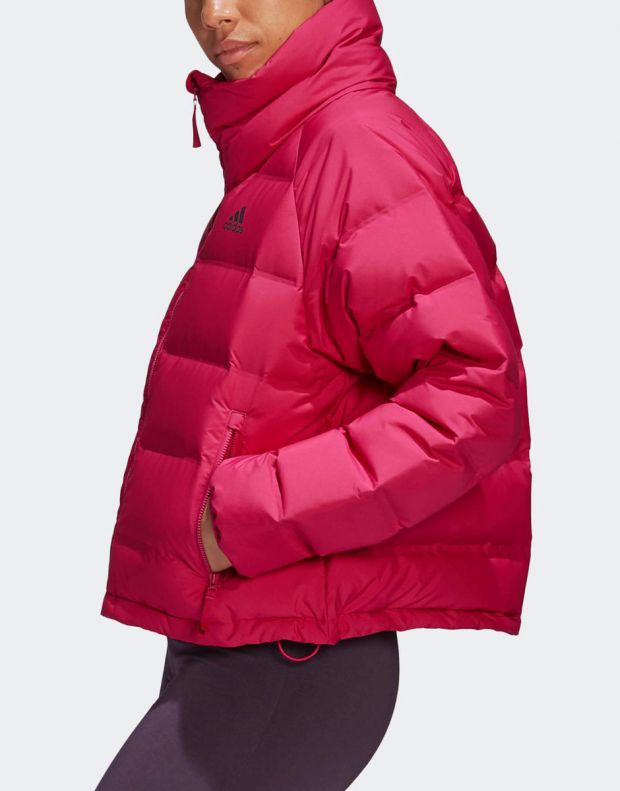 ADIDAS Helionic Relaxed Fit Down Jacket Pink - FT2565 - 3
