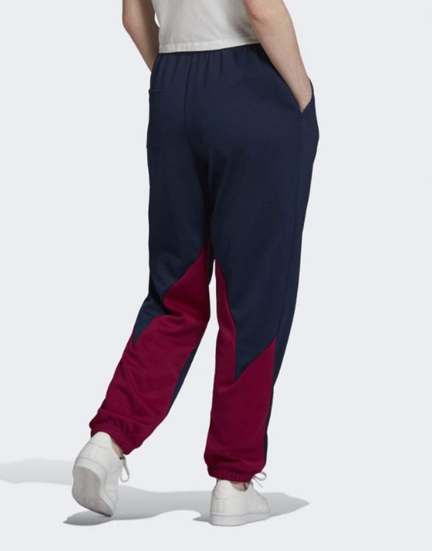 ADIDAS Large Logo Track Pants Navy/Red - GD2388 - 2