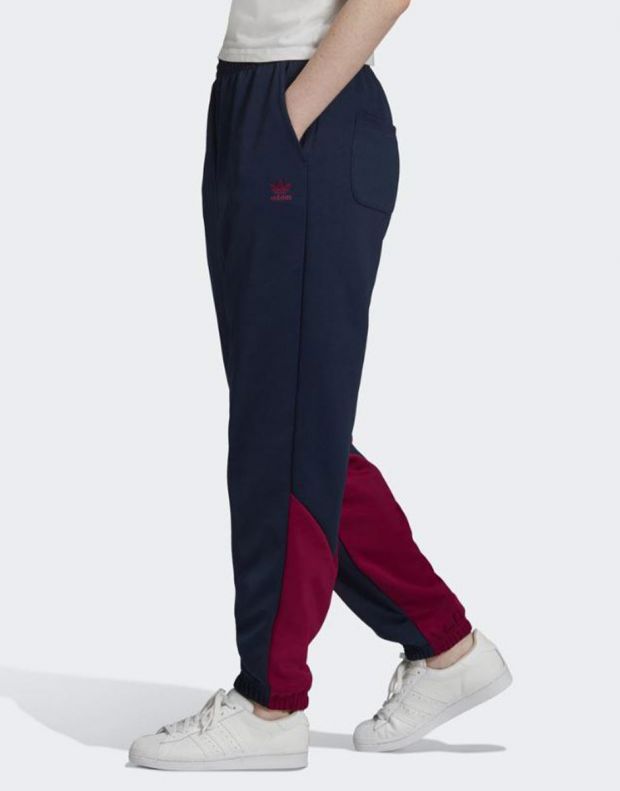 ADIDAS Large Logo Track Pants Navy/Red - GD2388 - 3