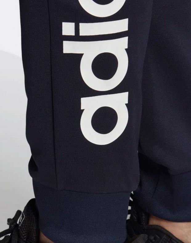 ADIDAS Linear French Terry Hoodie Tracksuit Navy - DV2450 - 8