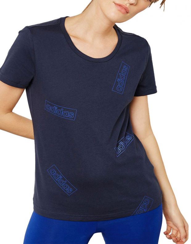 ADIDAS Linear T-Shirt Navy - DJ1596 - 1