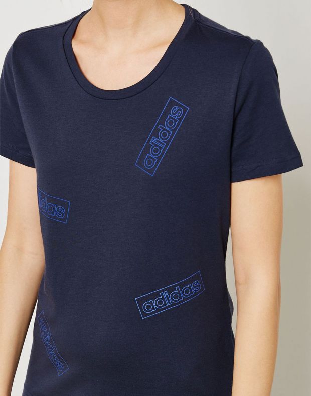 ADIDAS Linear T-Shirt Navy - DJ1596 - 4